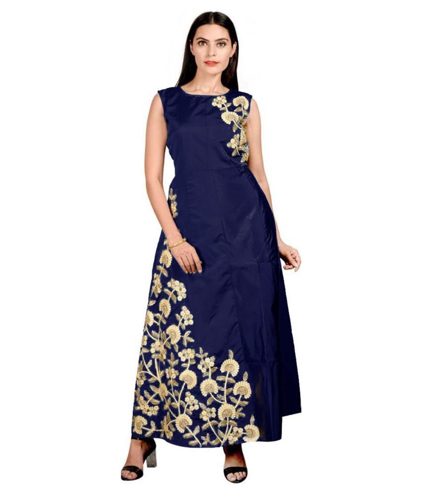 latest silk gown