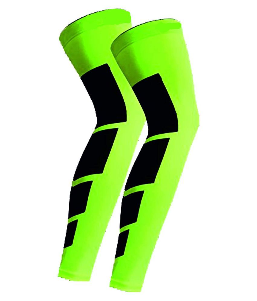 Quada Leg Sleeves for Men, Women Full Length Stretch Long Sleeve with