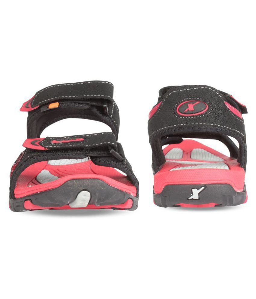 sparx sandals black price