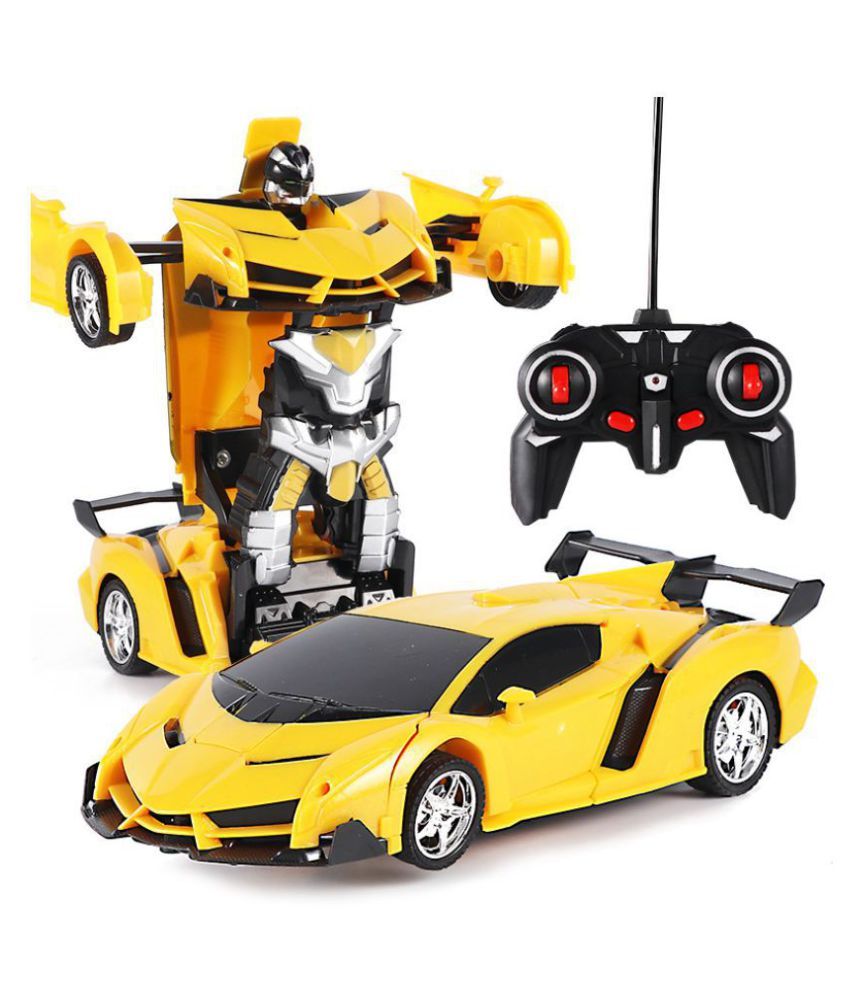 yellow remote car