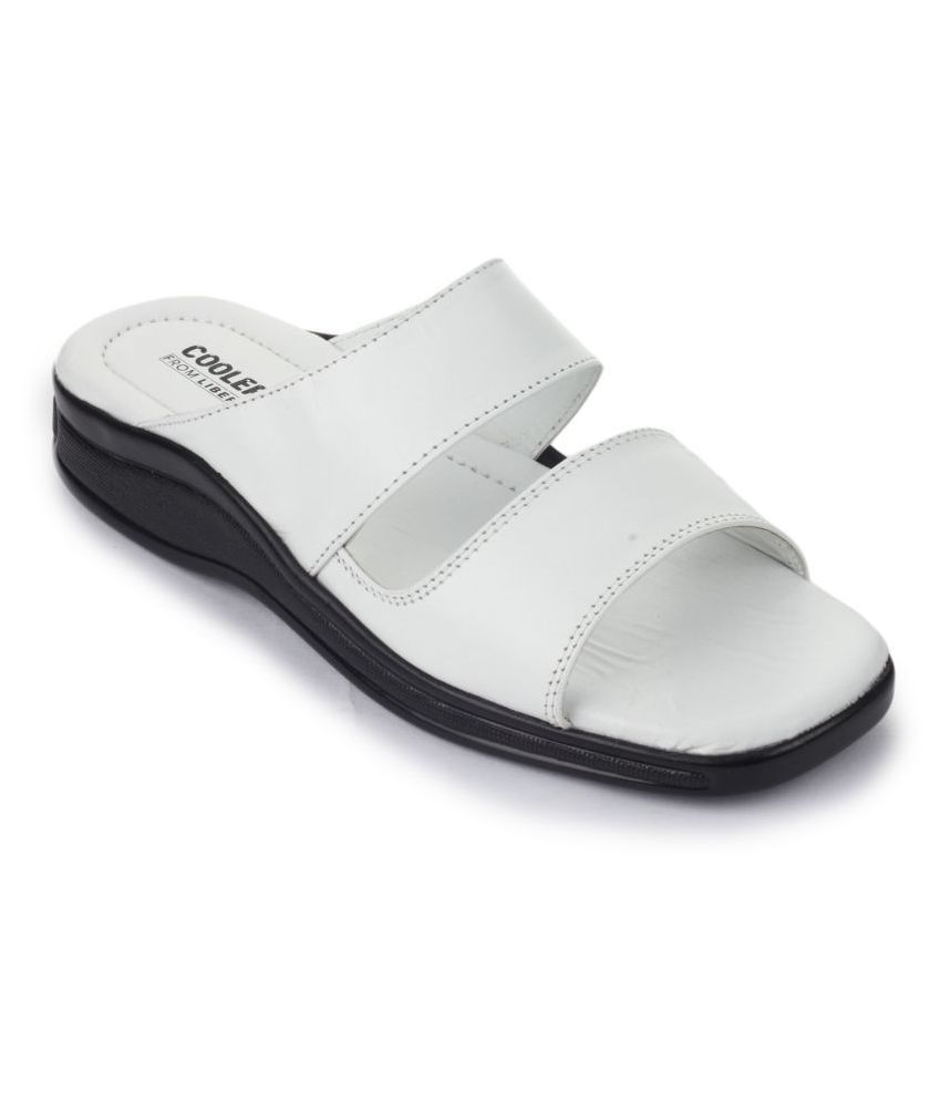     			Coolers By Liberty White Patent Leather Sandals