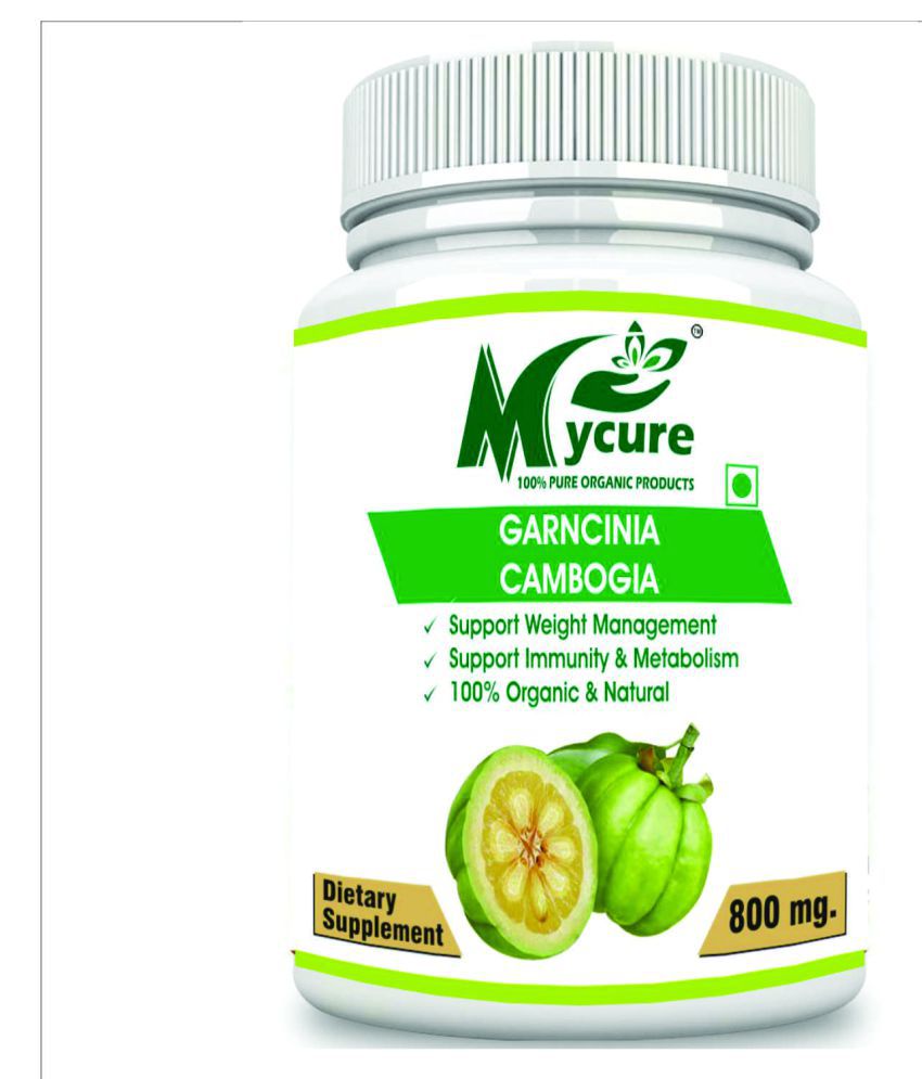 mycure Premium Quality Garcinia Cambogia Extract for Weight Loss 800 mg Unflavoured Single Pack