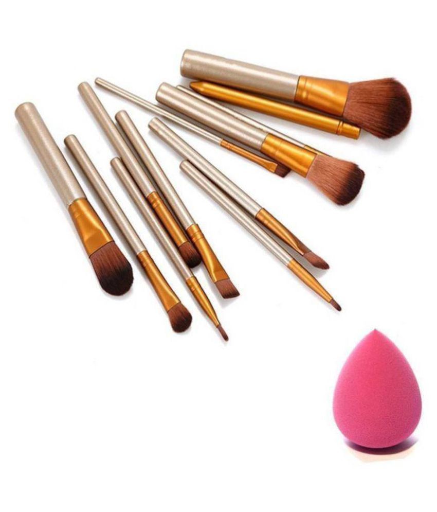 Unique glow urban decay brush set 12 with 1 pink blender Dry Brush