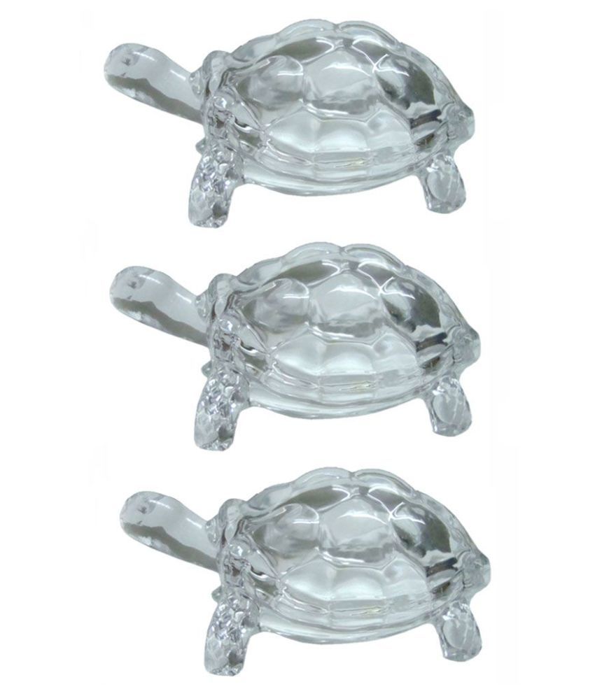     			Neelman  Glass Feng Shui Tortoise- Pack Of 3