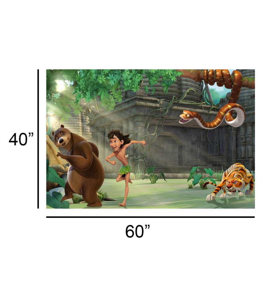 850px x 995px - Excel Wall Interiors Jungle Book Cartoon Characters Glow in the Dark  Sticker ( 101 x 152 cms ) - Buy Excel Wall Interiors Jungle Book Cartoon  Characters Glow in the Dark Sticker (