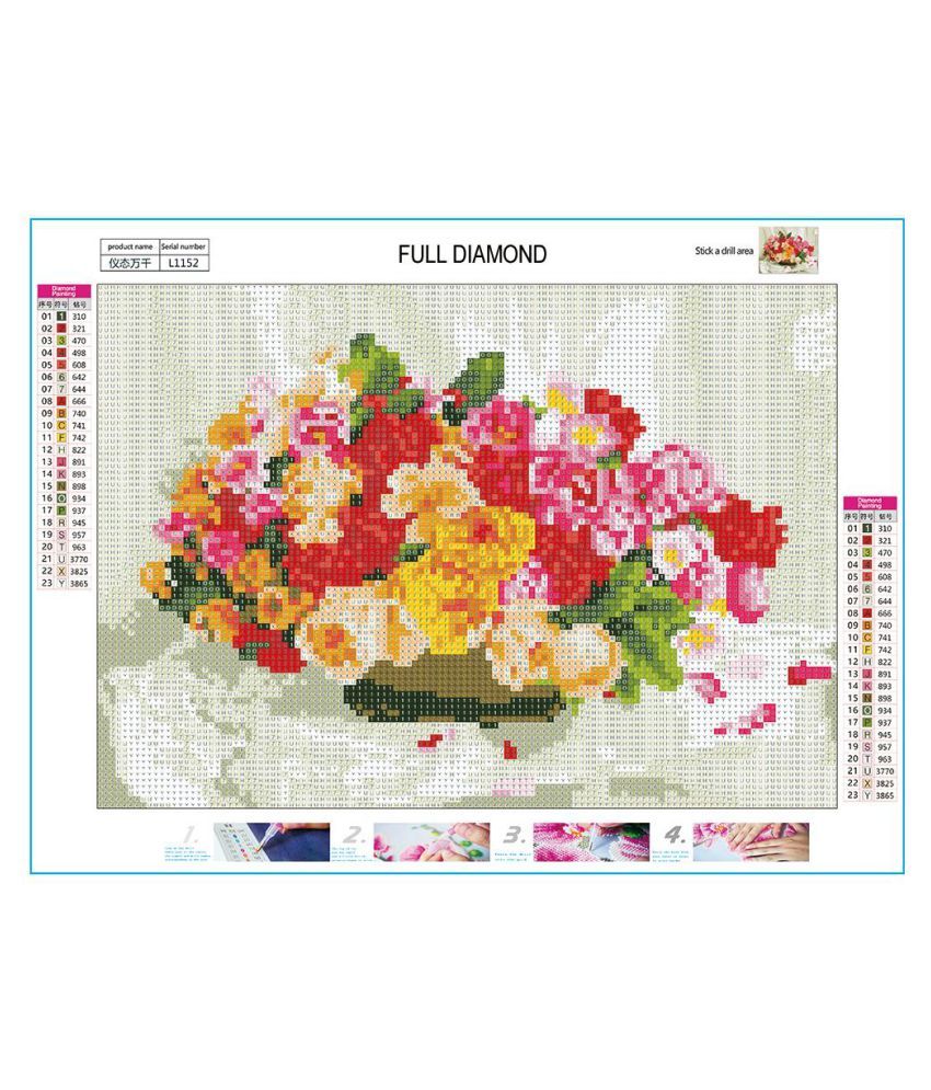 5d Diy Full Drill Diamond Painting Flower Vase Cross Stitch Embroidery Kit Buy 5d Diy Full Drill Diamond Painting Flower Vase Cross Stitch Embroidery Kit At Best Price In India On Snapdeal