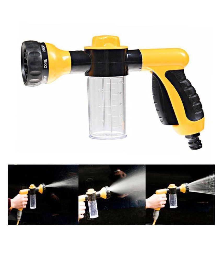 BD8 Pattern High Pressure Car Washing Foam Nozzle Water Spray Gun for