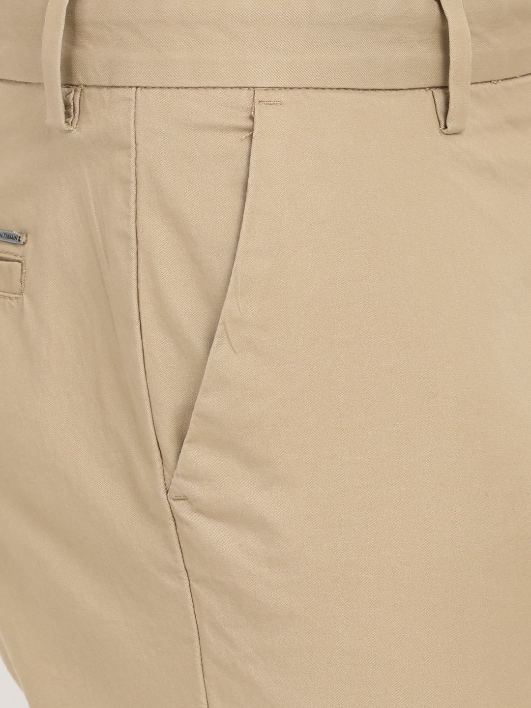 khaki tapered cargo pants