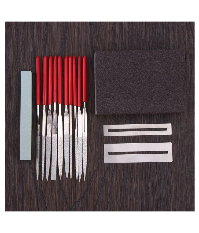 Guitar Instrument Repair Toolkit Grinding Stone Sponge Frets Stainless