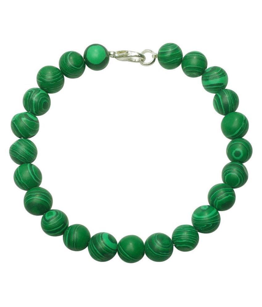 8mm Green Malachite Natural Agate Stone Bracelet: Buy 8mm Green