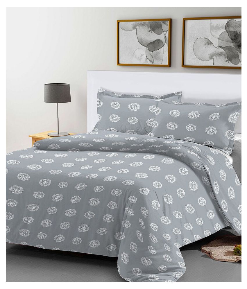 Pizuna Linens Cotton King Size Bed Sheet With 2 Pillow Covers Buy Pizuna Linens Cotton King