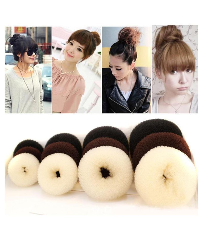 Fashion Hair Styling Donut Bun Maker Ring Style Bun Scrunchy Sock