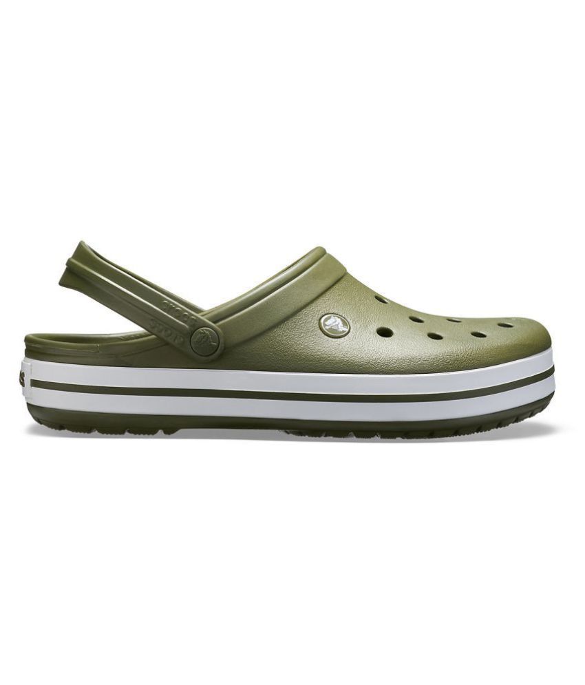  Crocs  Green  Croslite Floater Sandals  Buy Crocs  Green  