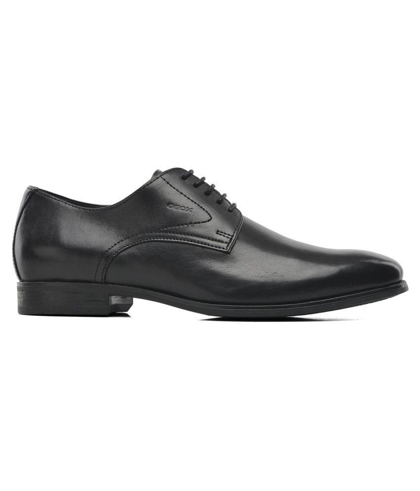 Geox Oxfords Genuine Leather Black Formal Shoes Price in India- Buy ...