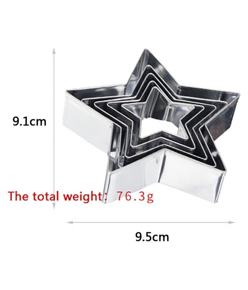 Baking Mold Stainless Steel Cookie Cutter Diy Biscuit Mold Plunger