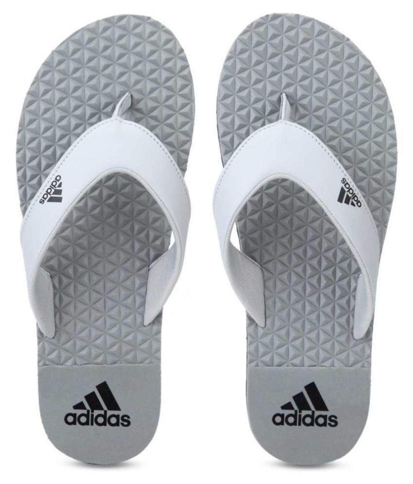 adidas grey slippers