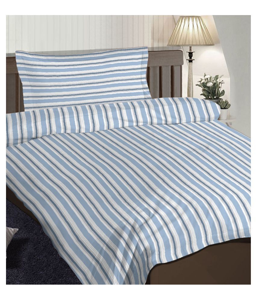Pizuna Linens Single Cotton Blue Stripes Dohar - Buy Pizuna Linens ...