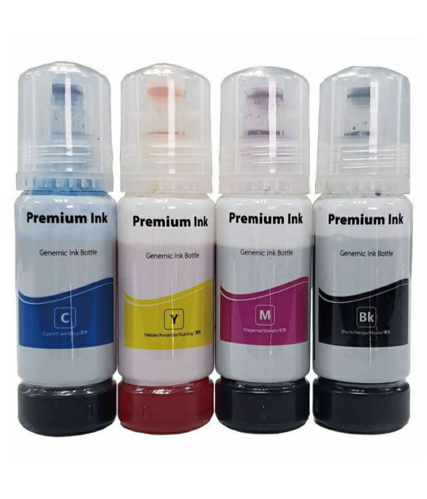 intop 003 Compatible Epson Multicolor Pack of 4 Ink bottle for Epson