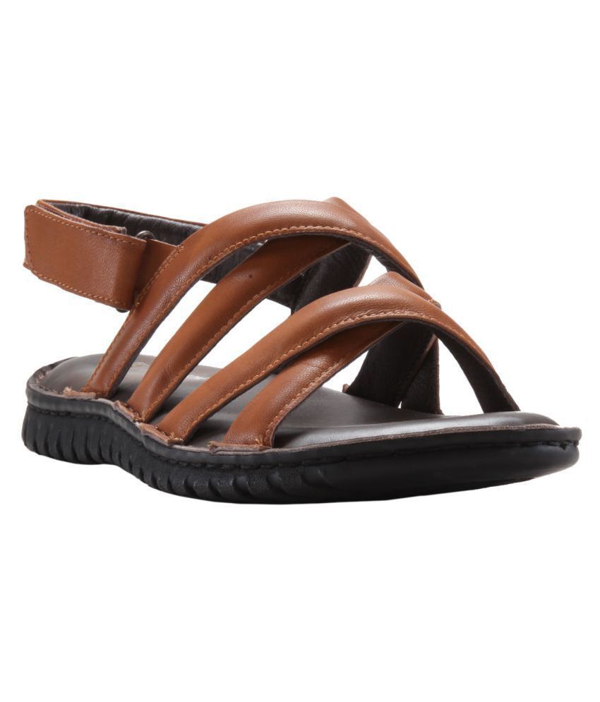 franco leone men's leather sandals and floaters