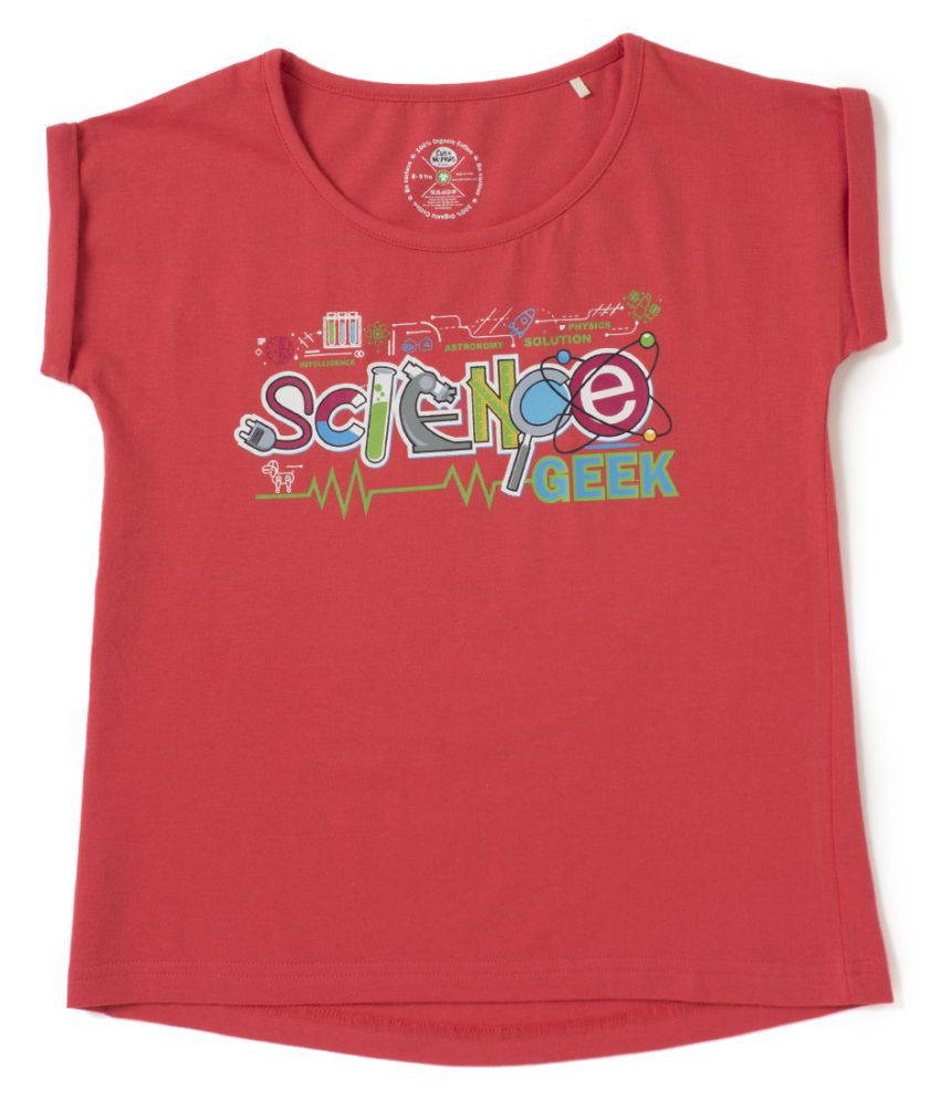     			Terra by Cub McPaws Girls 100% Organic T Shirt | GOTS Certified | Chemical Free | 4 to 12 Years