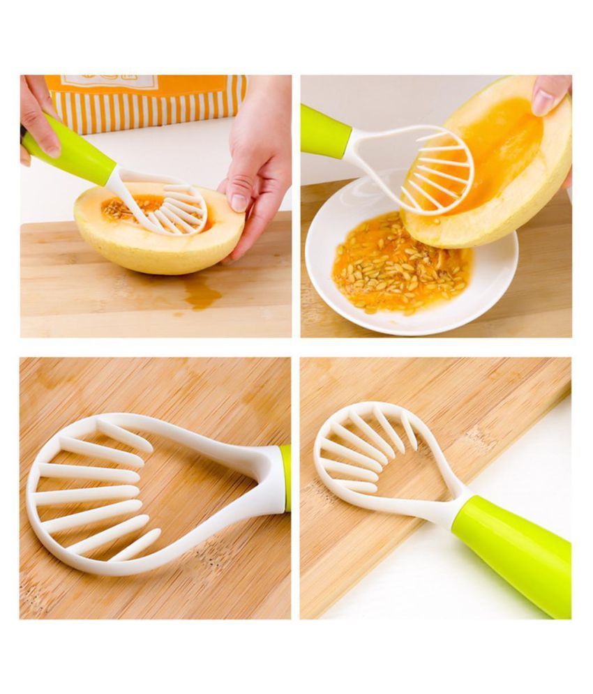 Plastic Slicer Cutter Seed Remover Fruit Vegetable Tools Kitchen Gadgets Buy Online At Best Price In India Snapdeal