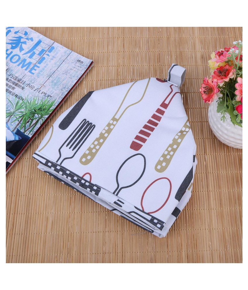 1 Pc Heat Insulating Food Cover with Inner Aluminium Foil Keeps Food