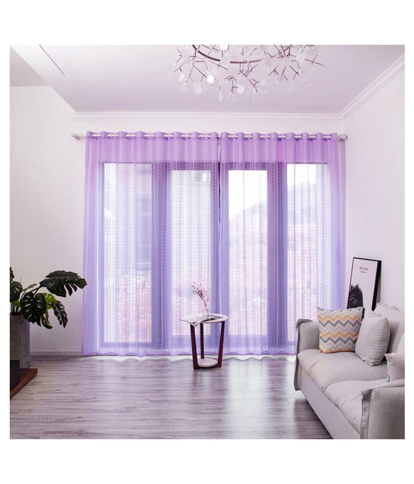 Gezitelilun Purity Window Screens Transparent Curtains For Bedroom