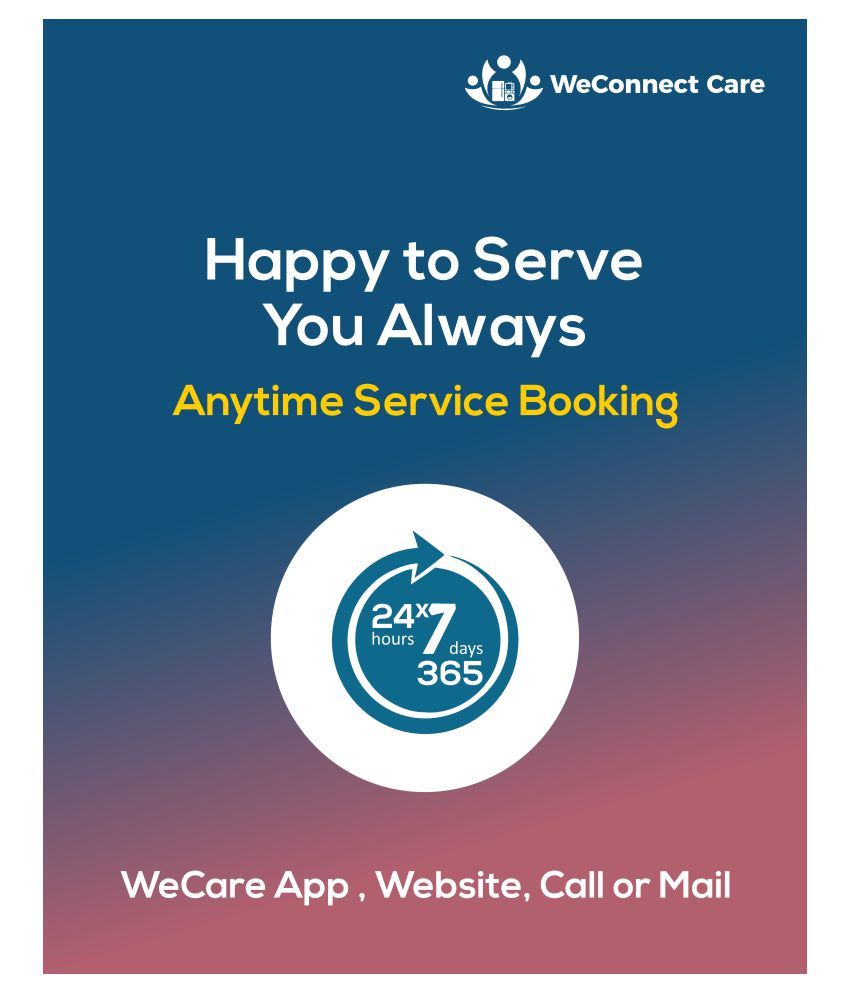 Buy WeConnect Care Television Extended Warranty 0 10000 Online at