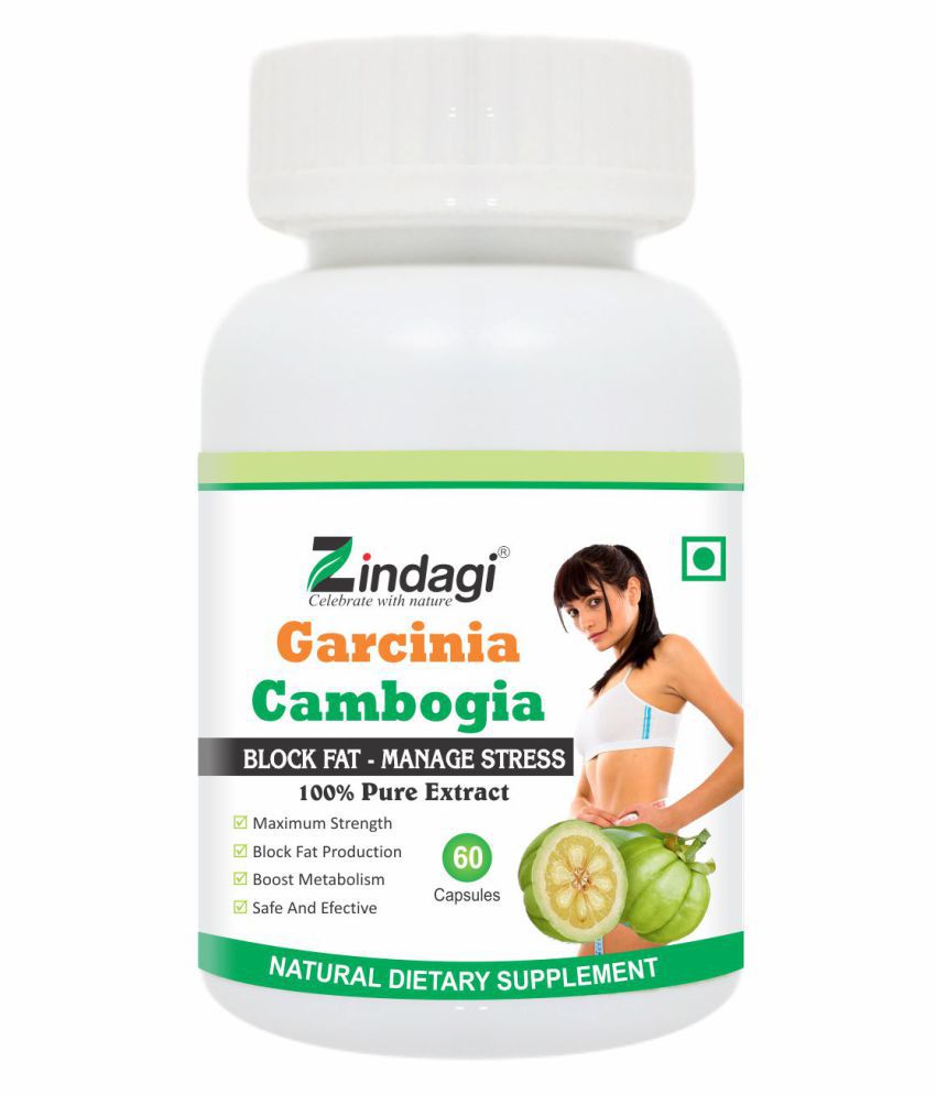    			Zindagi Garcinia Cambogia Capsules - Weight Loss Capsules 60 gm Unflavoured Single Pack