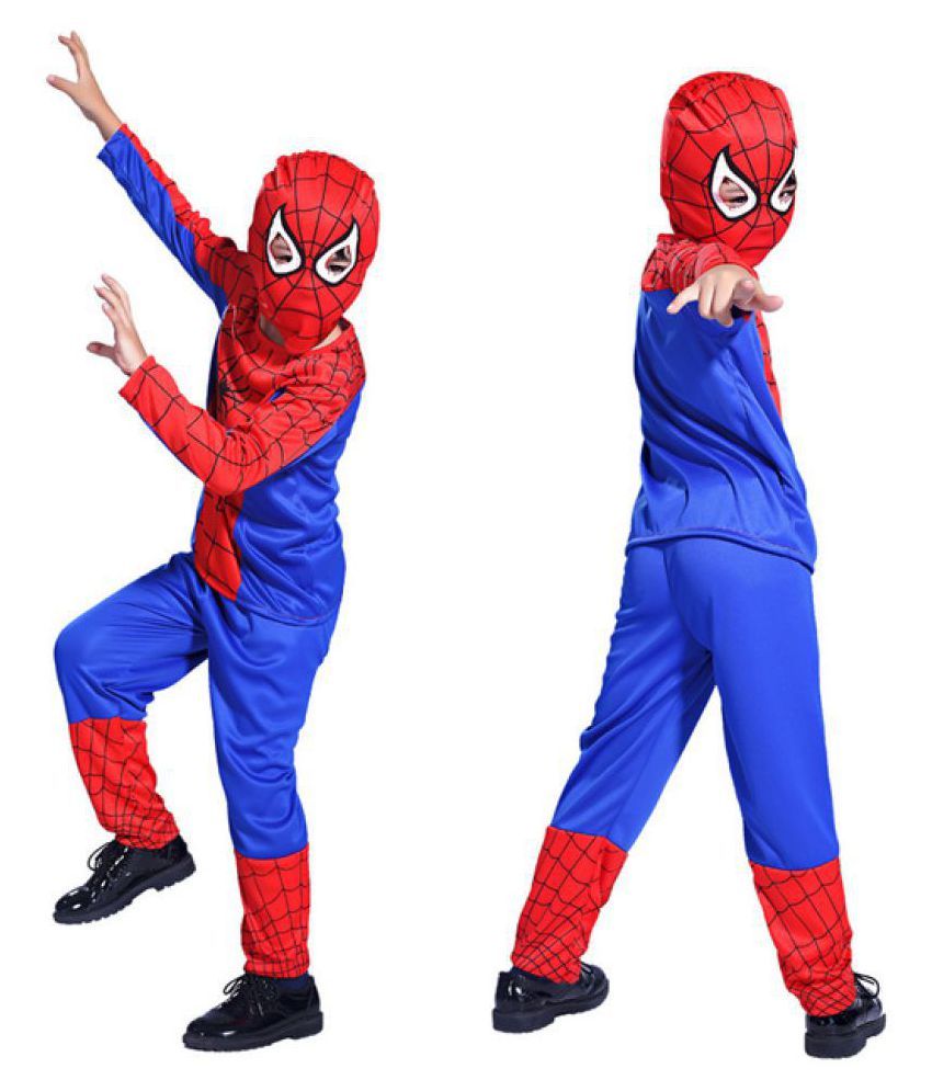 Fancydresswale Spiderman Polyster dress (57 Years) Buy