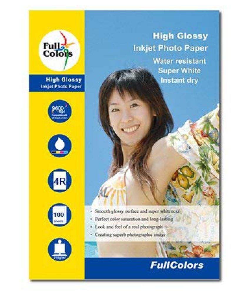 Full Colors High Glossy Inkjet Photo Paper 4R (4 x 6) High Glossy Photo Paper 4x6 (102x152mm
