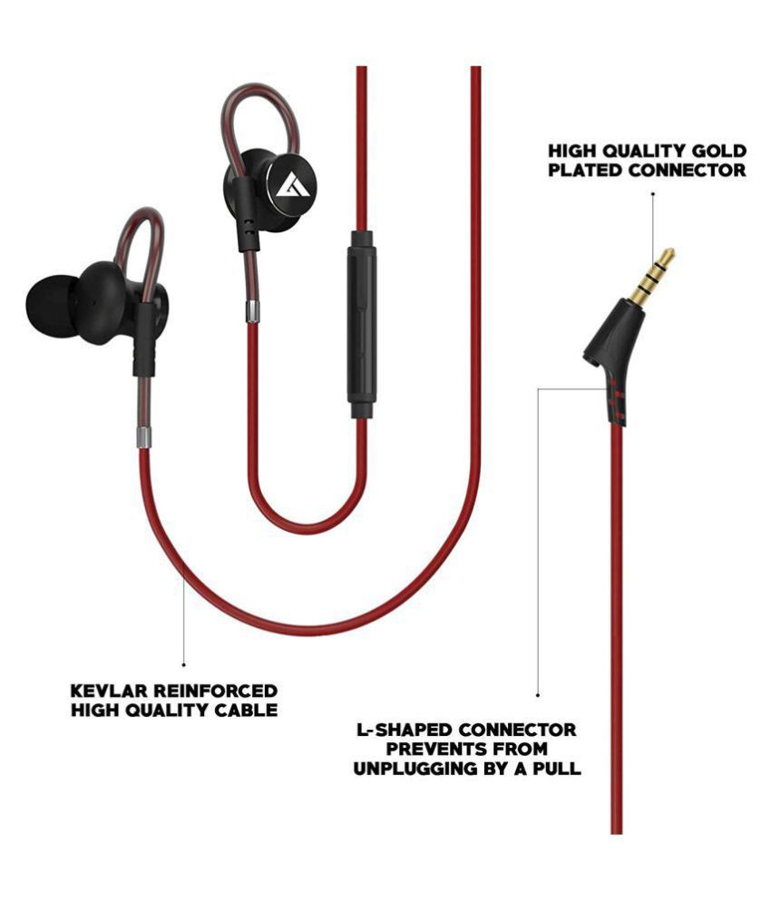 Boult Audio Loop In Ear Wired Earphones 