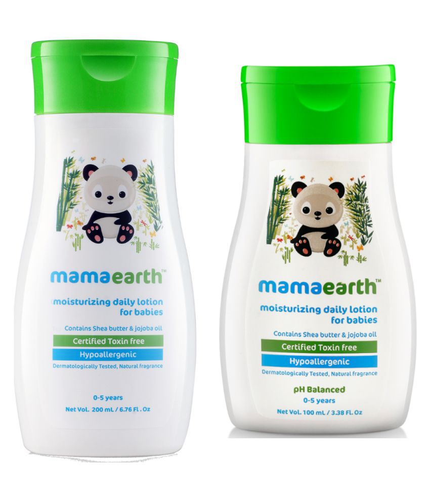 Mamaearth Daily Moisturizing Baby Lotion, 200ml änd Lotion for babies (100 ml, 0-5 Yrs)