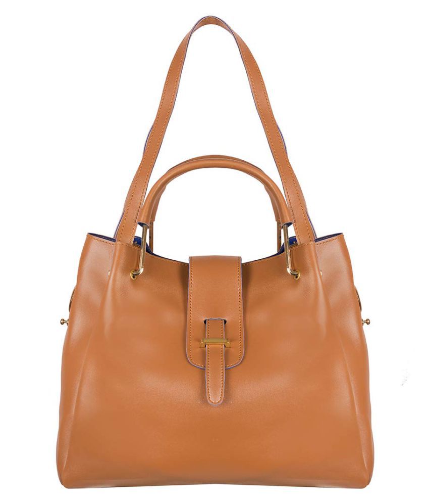 Louise Belgium Brown Artificial Leather Handbags Accessories - Buy ...