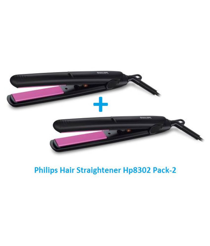 Philips Hp8302/06 Pack-2 Hair Straightener ( Black ) Price in India - Buy  Philips Hp8302/06 Pack-2 Hair Straightener ( Black ) Online on Snapdeal