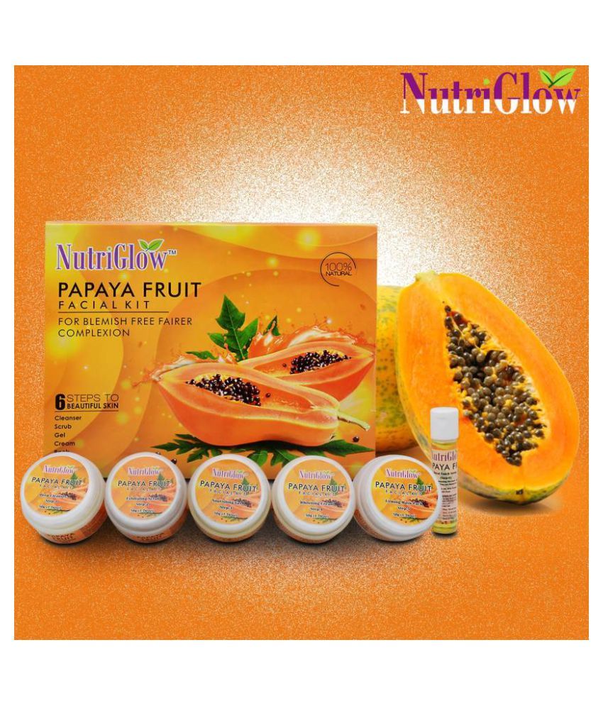 Nutriglow Papaya Facial Kit g Buy Nutriglow Papaya Facial Kit g at