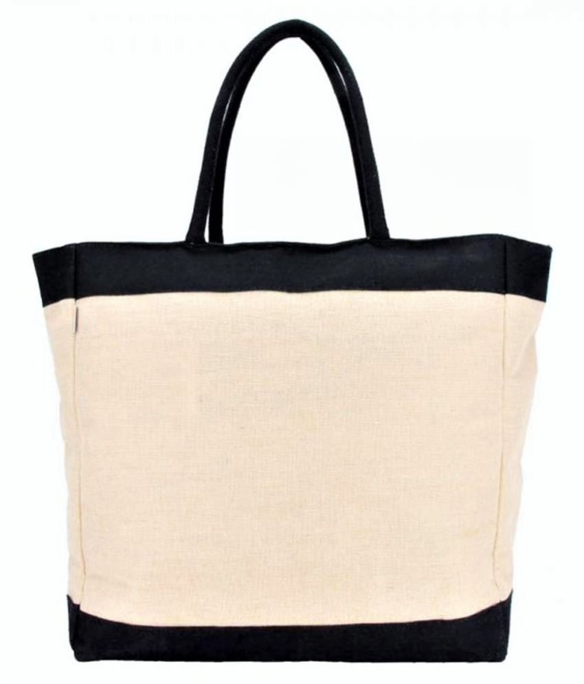Earthbags Black Jute Tote Bag Buy Earthbags Black Jute Tote Bag Online at Best Prices in India