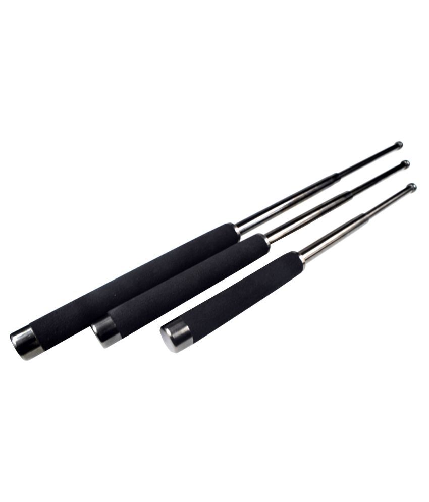 Folding Stick Tactical Telescopic Baton Stainless Steel Self Defence ...