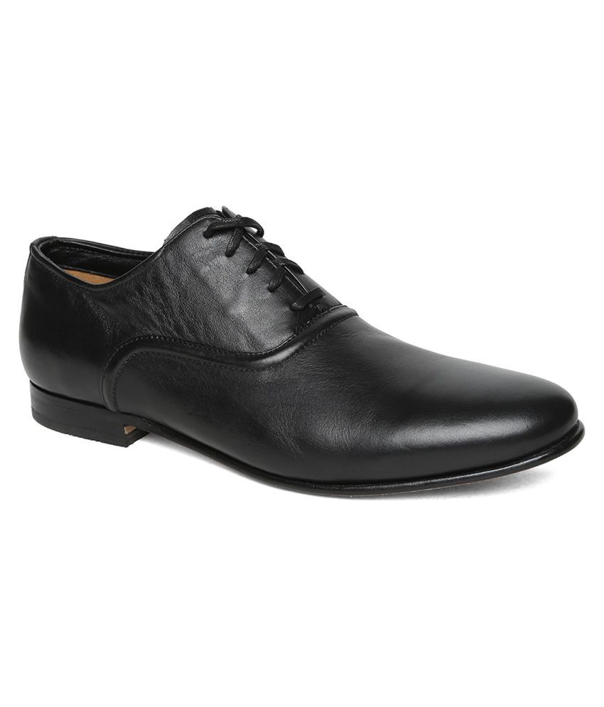 Clarks Office Genuine Leather Black Formal Shoes Price in India- Buy ...