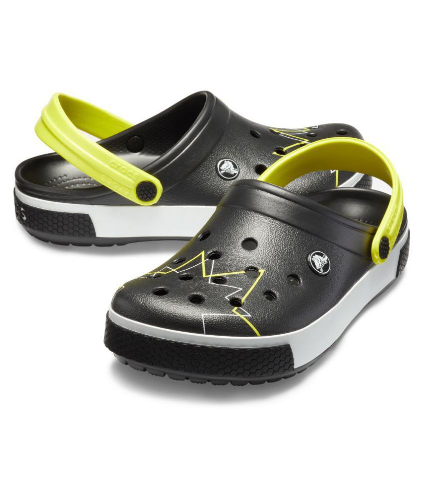 Crocs Relaxed Fit Black Croslite Floater Sandals - Buy Crocs Relaxed ...