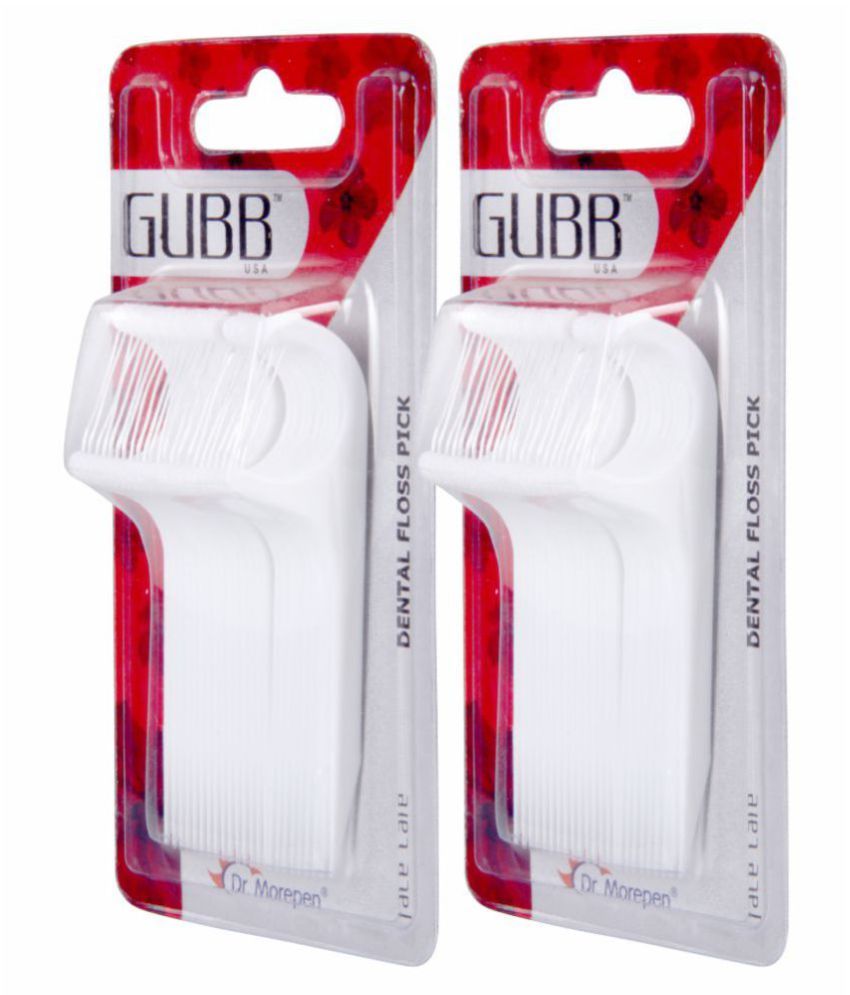 Gubb Dental Floss & Picks, 24x2 Pieces Dental Picks 24 Pcs Pack of 2