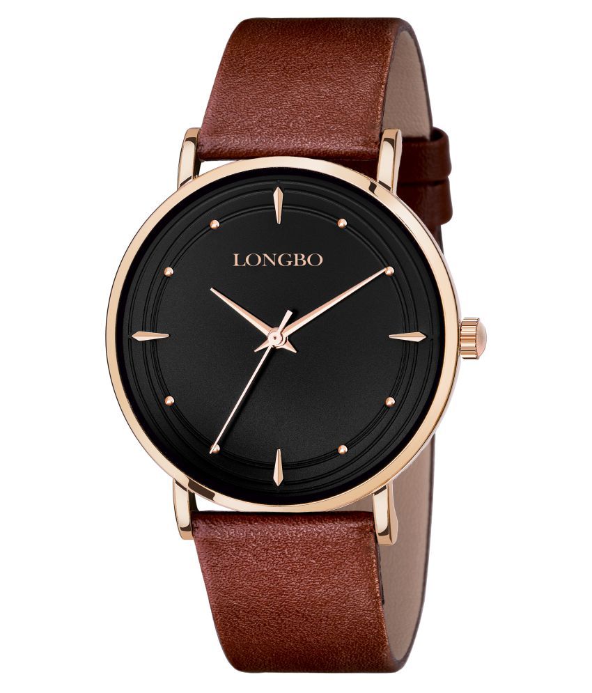 formal leather watches