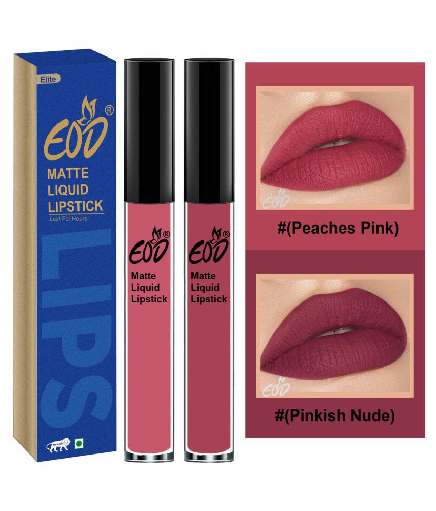 EOD Soft Matte Kiss Proof Vegan Liquid Lipstick Pink, Nude 
