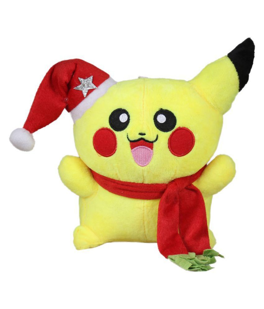 santa pikachu plush