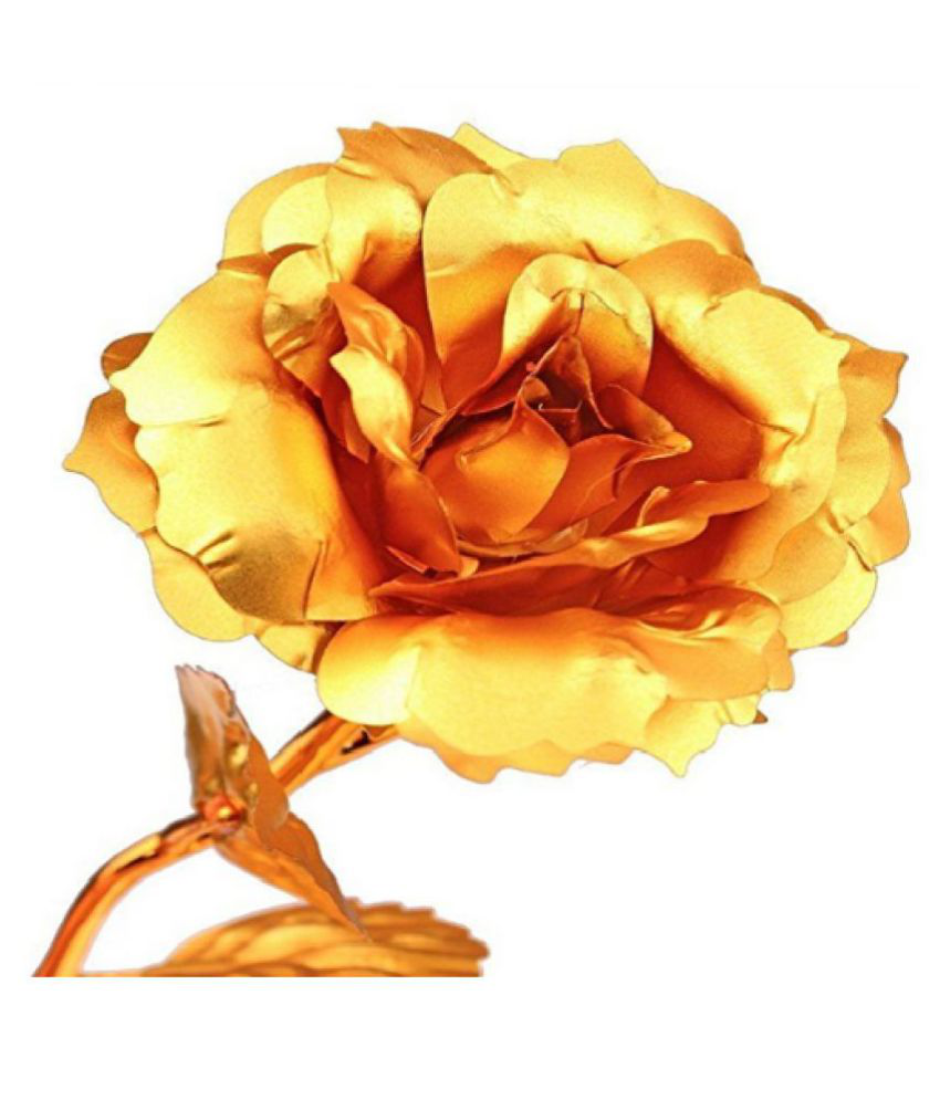     			Golden Rose Rose Gold Artificial Flowers - Pack of 1
