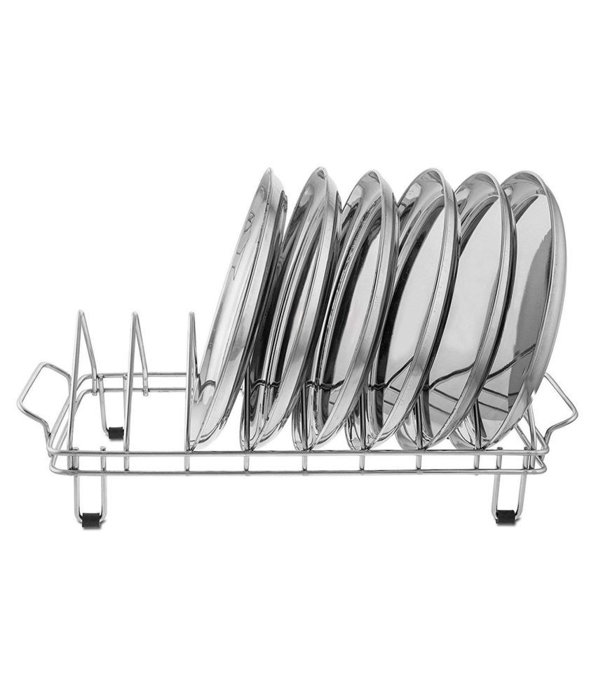 Stainless Steel Plate & Thali Stand / Plate Rack / Dish Rack / Kitchen