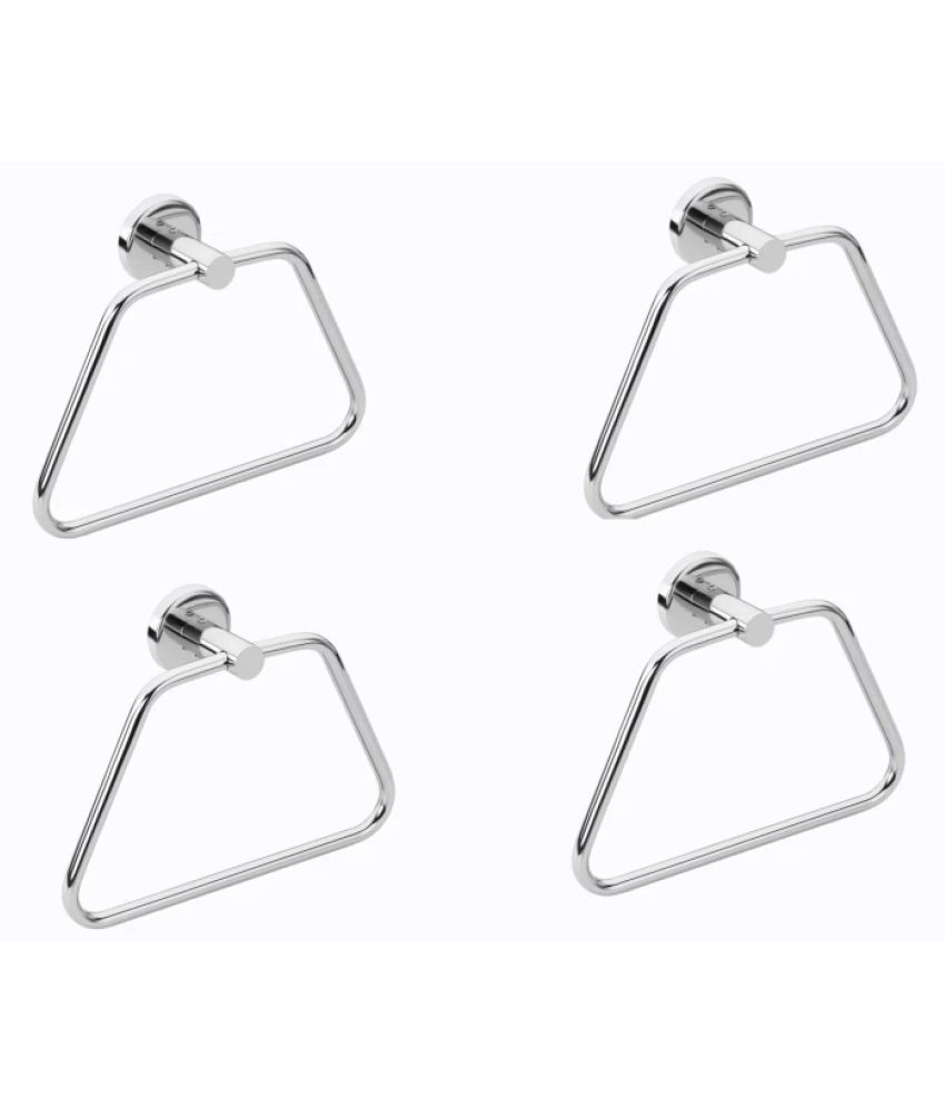     			Deeplax TOWEL RING NAPKIN HOLDER WOXX SET OF 4 Stainless Steel Towel Ring