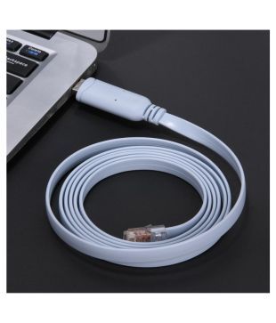 RJ45 Cable USB to Serial//Rs232 Console Rollover Cable for Cisco Route #BUY