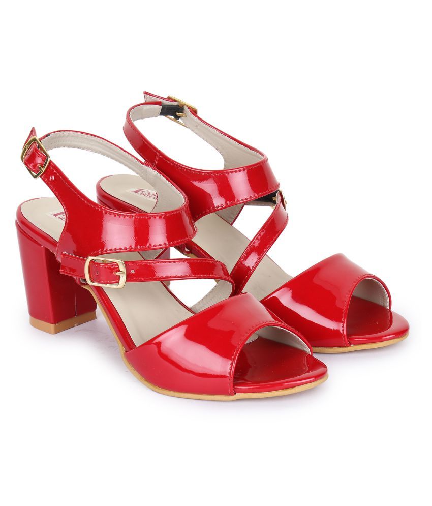 red block heels near me
