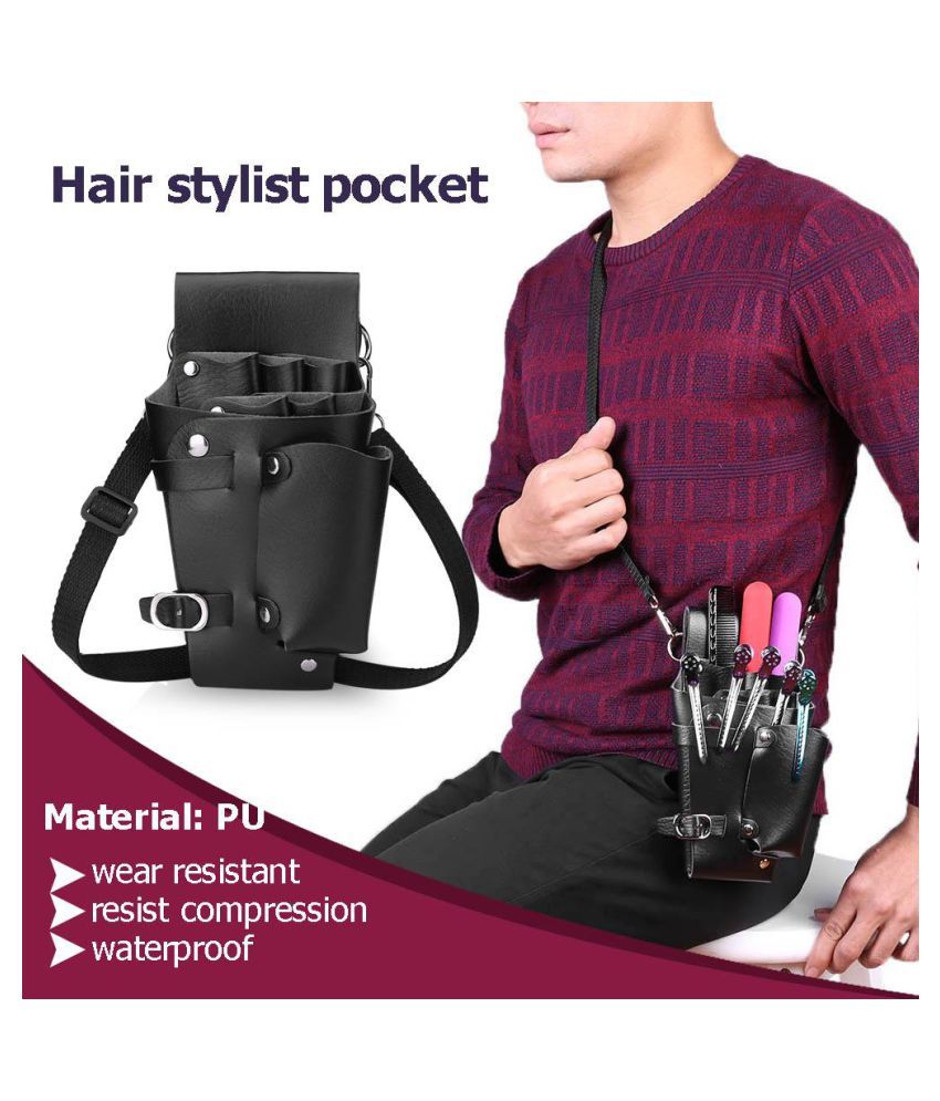 Hair Care Tool Waist Pack Hair Scissors Comb Bag Hairdresser Tool